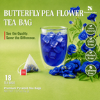 Butterfly Pea Flower Tea Bags – Premium Pyramid Tea Bags